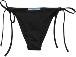 triangle-logo side-tie bikini bottoms