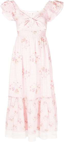 Emeka floral midi dress