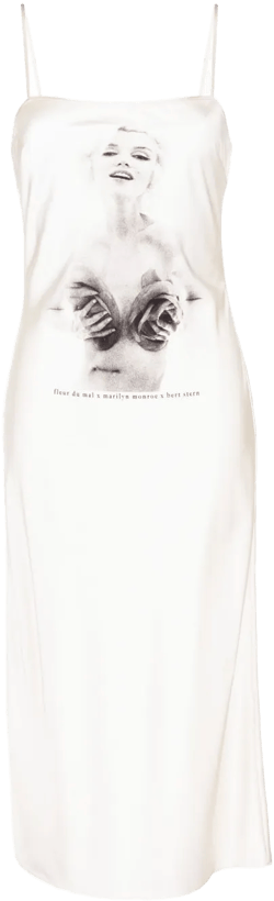 Marilyn midi slip dress