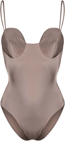 round-neck swimsuit