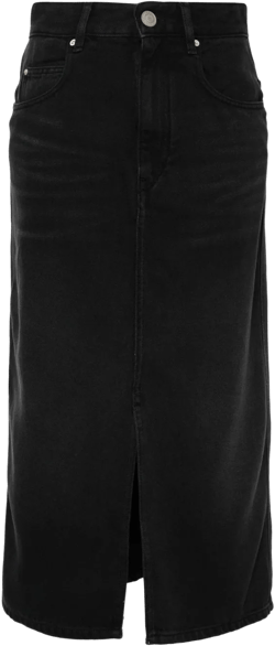 Tilauria denim midi skirt