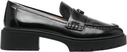 Leah chunky sole leather loafers