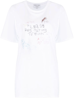 graphic-print organic cotton T-shirt