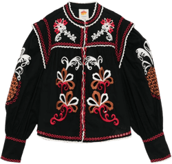 Mandala Richilieu blouse
