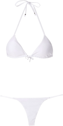 triangle top bikini set