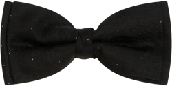 micro dot-print jacquard bow tie