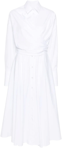 shirt wrap maxi dress