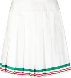 Casa Way silk tennis skirt
