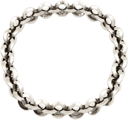 Eyelet chain choker necklace