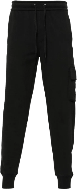 logo-patch cotton track-pants