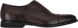 grained-leather Oxford shoes
