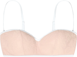 jacquard balconette bikini top