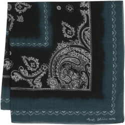 paisley-print wool scarf 
