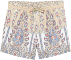 paisley-print swim shorts