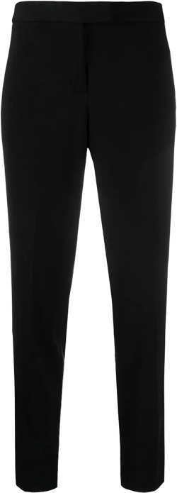 cropped slim-cut trousers