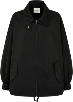 zip-up oversized jacket 