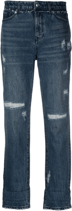 J06 mid-rise cropped jeans