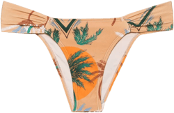 palm-tree-print bikini bottom
