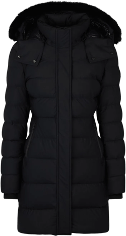 Watershed 3 Parka Coat In Black