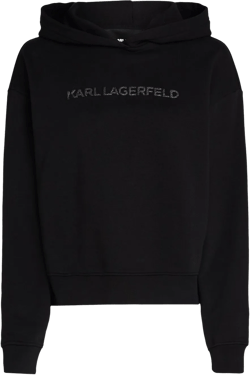 glitter logo hoodie