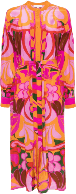 Camila floral-print midi dress