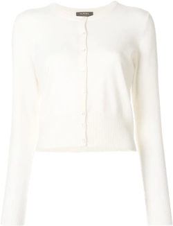cashmere round neck cardigan