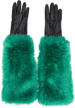 2000 faux fur lined gloves