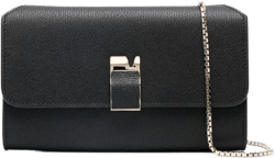 pebbled leather clutch