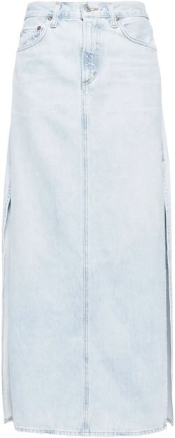 Astrid denim maxi skirt