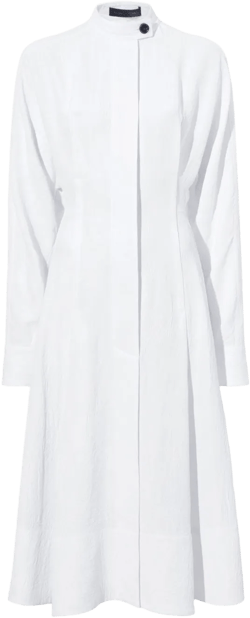 long-sleeve matte dress