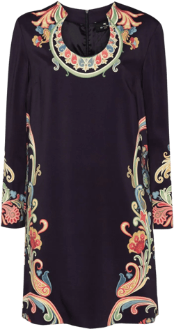floral-print midi dress