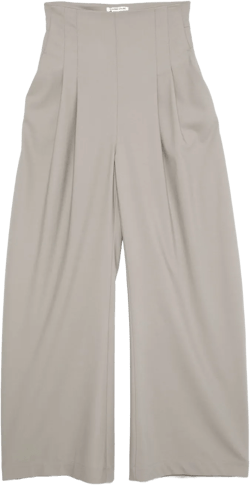 pleat-detail trousers