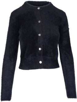 round neck cardigan