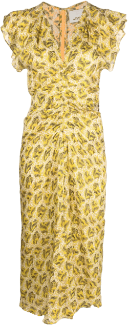 Lyndsay floral-print midi dress