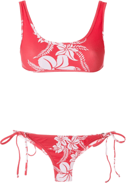 floral-print bikini set 