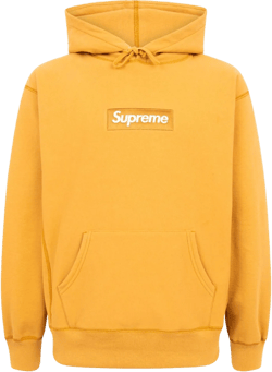 Box Logo drawstring hoodie