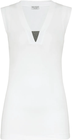 V-neck tank top