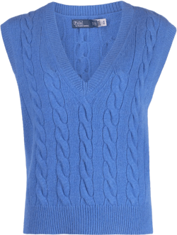 cable-knit sweater vest