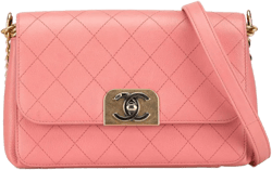 2016-2017 Quilted Calfskin Straight Lined Flap crossbody bag