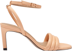 70mm padded leather sandals