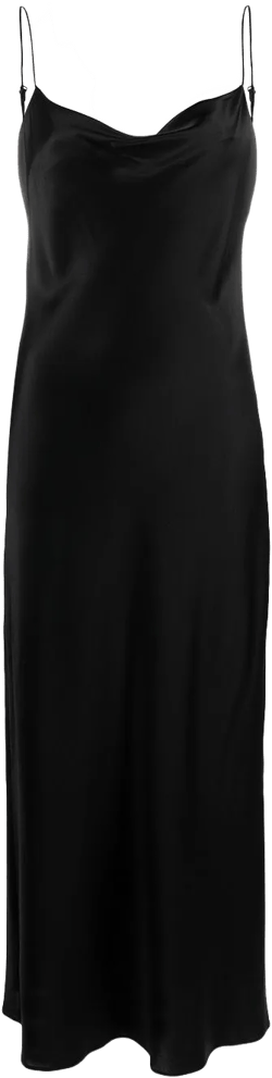 silk midi dress