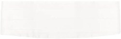 pleated satin belt