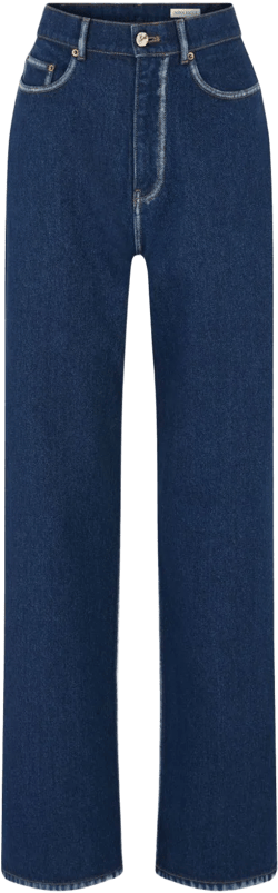 straight-leg jeans