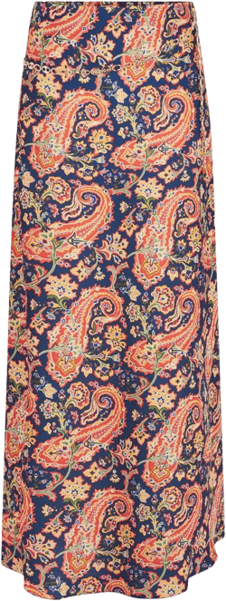 paisley-print maxi skirt