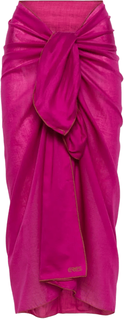 Cabine logo-embroidered sarong 