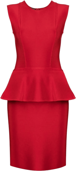  peplum pencil dress