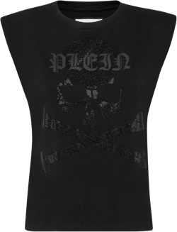 skull-embellished tank top