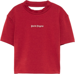 logo-embroidered T-shirt