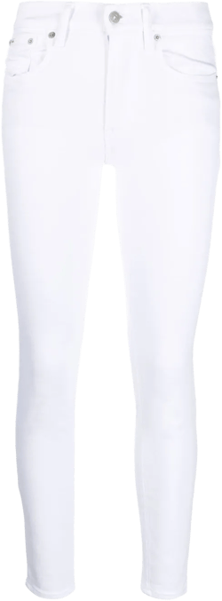 mid-rise skinny jeans