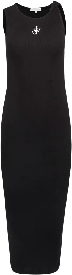 Anchor midi dress
